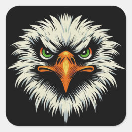 "Fierce Eagle "  Vierkante Sticker