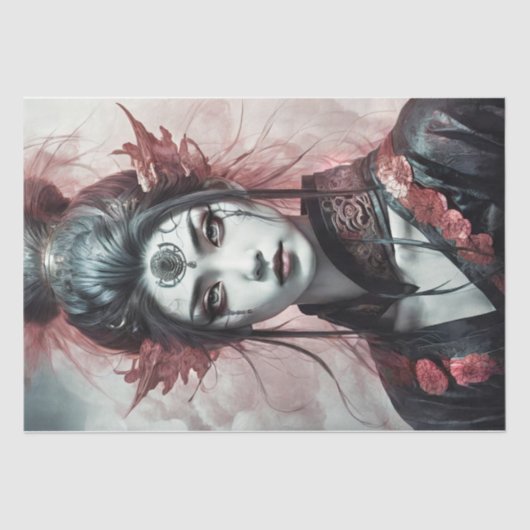 Fierce Eastern Warrior - Decoupage - Tissuepapier (Voorkant)