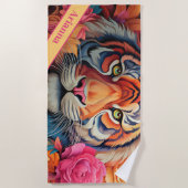 Fierce Elegance: de kunst van kracht Strandlaken (Voorkant)