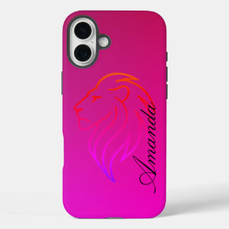 Fierce Elegance: Stralende Identiteit iPhone 16 Plus Hoesje