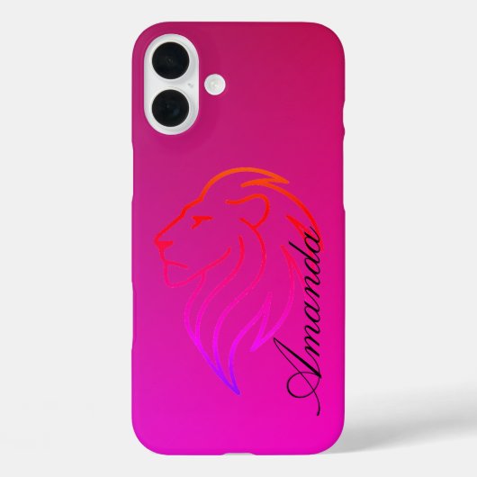 Fierce Elegance: stralende identiteit Case-Mate iPhone Case (Achterkant)
