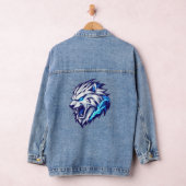Fierce elektrische Lion Head Denim Jacket – Bold B (Hangar)