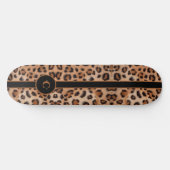 Fierce en Bold Leopard gepersonaliseerd skateboard (Horizontaal)