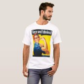 Fierce en Fabulous Rosie The Riveter T-shirt (Voorkant volledig)