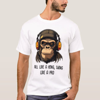 Fierce en Funky Ape Design - Kunst met houding T-shirt