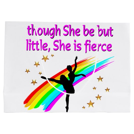 FIERCE EN MIGHTS DANCER LARGE CADEAUTASJE (Achterkant)