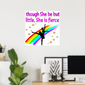 FIERCE EN MIGHTS DANCER POSTER (Thuiskantoor)