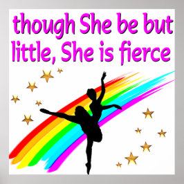 FIERCE EN MIGHTS DANCER POSTER