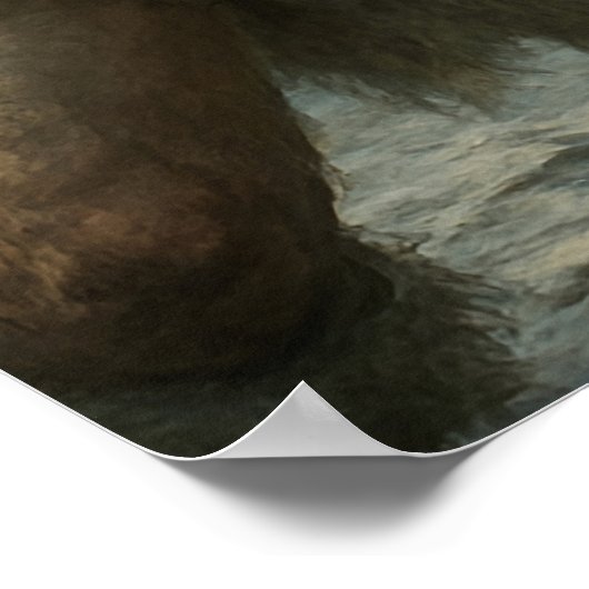 Fierce Encounter in the Arctic Poster (Hoek)