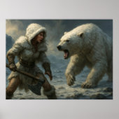 Fierce Encounter in the Arctic Poster (Voorkant)