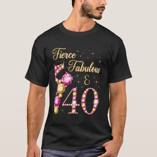 Fierce Fabulous 40 Ballet Dancer Py T-shirt (Voorkant)