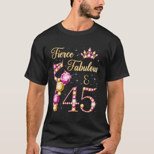 Fierce Fabulous 45 Ballet Dancer Py T-shirt (Voorkant)