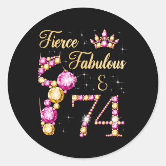 Fierce Fabulous 74 Ballet Dancer Py Ronde Sticker