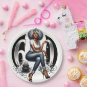 Fierce & Fabulous at 60 Papieren Bordje (Feest)