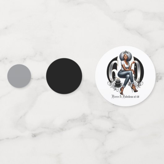 Fierce & Fabulous op 60 Confetti (Voorkanten)