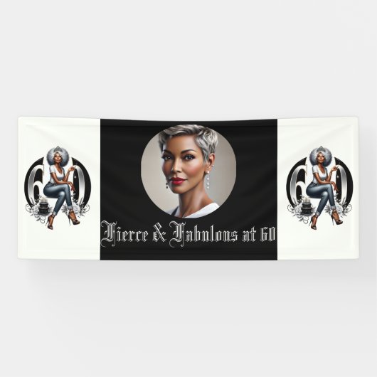 Fierce & Fabulous op 60 Spandoek (Horizontaal)