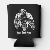 Fierce falcon koelbox - voeg je eigen tekst toe blikjeskoeler (Achterkant)