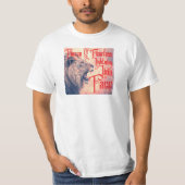 Fierce & Fearless Lightning Lion Face T-shirt (Voorkant)