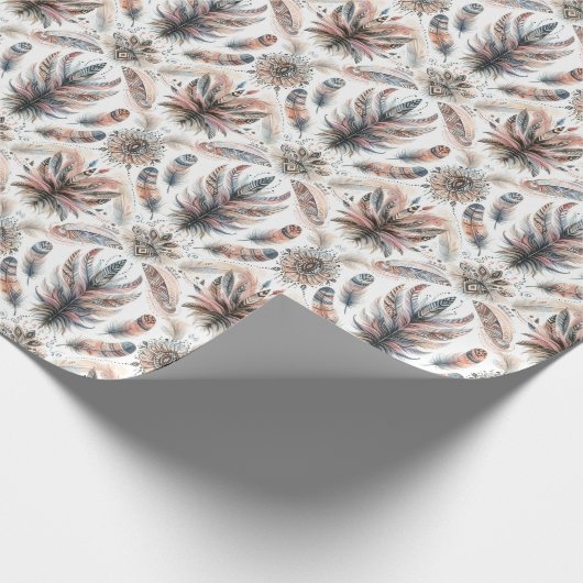 Fierce Feathers Cadeaupapier (Hoek)