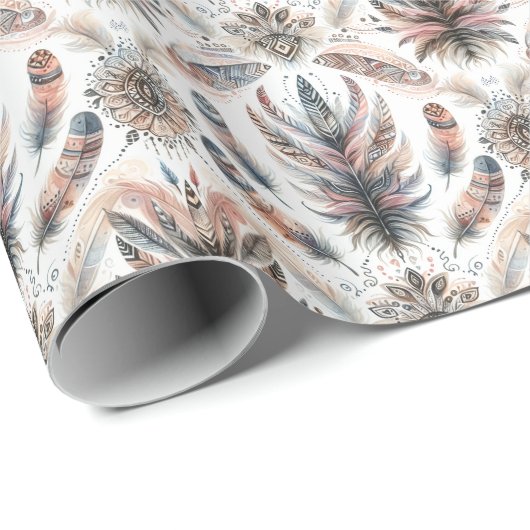 Fierce Feathers Cadeaupapier (Rol Hoek)