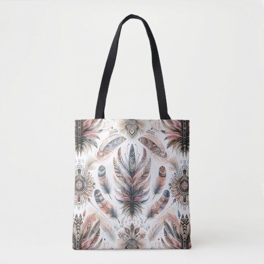 Fierce Feathers Tote Bag (Voorkant)