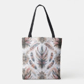 Fierce Feathers Tote Bag (Achterkant)