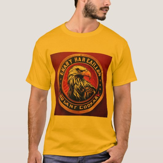 Fierce & Feminine Eagle: Bold Harley-Inspired T-shirt (Voorkant)