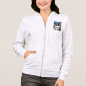 "Fierce & Feminine Full-Zip Hoodie" "Empowered Wom Hoodie (Voorkant)