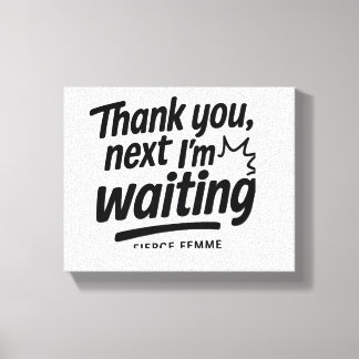 FIERCE FEMME - Empowering Canvas Muurkunst voor Vr