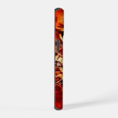 Fierce Fiery Roaring Tiger Art iPhone 15 Case (Rechterkant)