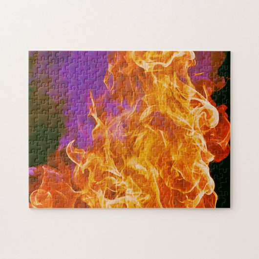 Fierce Fire Abstracte Art Puzzle Legpuzzel (Horizontaal)