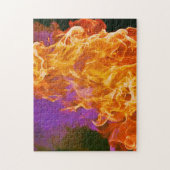 Fierce Fire Abstracte Art Puzzle Legpuzzel (Verticaal)