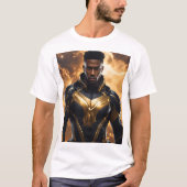 Fierce Flame-Scales Superhero Design T-shirt (Voorkant)