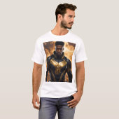 Fierce Flame-Scales Superhero Design T-shirt (Voorkant volledig)