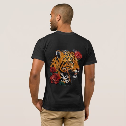 "Fierce & Floral" T-shirt (Achterkant volledig)