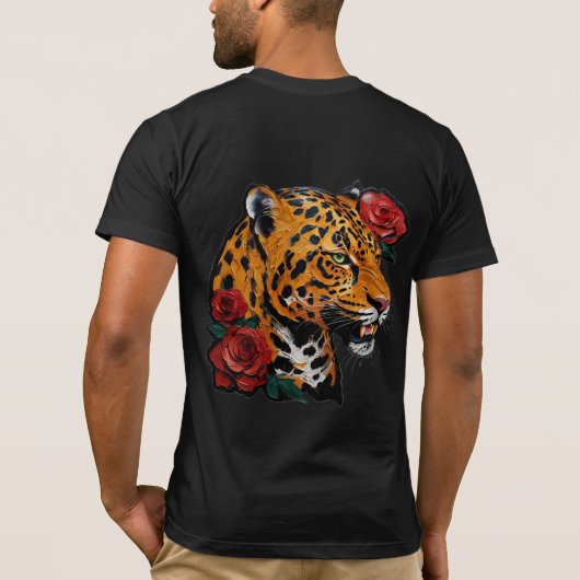 "Fierce & Floral" T-shirt (Achterkant)