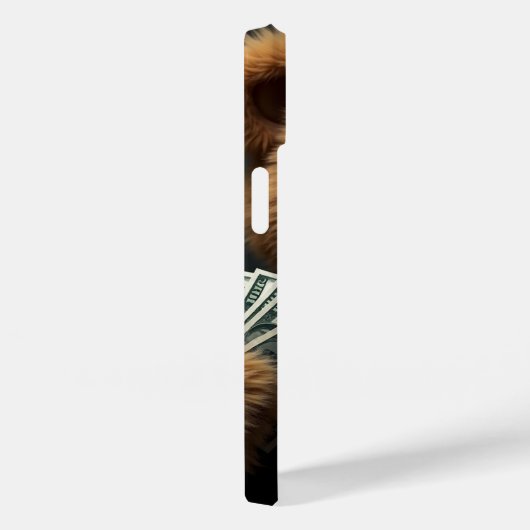 Fierce & Fluffy: geld verplaatst Beer telefoonhoes Case-Mate iPhone Case (Achterkant / Rechts)