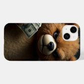 Fierce & Fluffy: geld verplaatst Beer telefoonhoes Case-Mate iPhone Case (Achterkant (horizontaal))