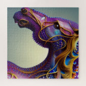 Fierce Fracture Pareltjes Horse Head Intense Abstr Legpuzzel (Horizontaal)