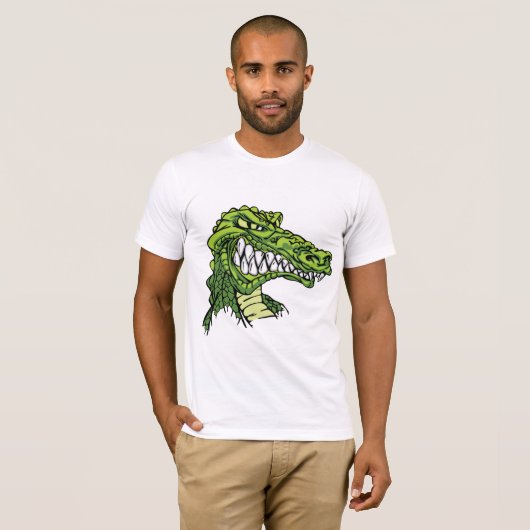 Fierce Gator Mannen T-shirt (Voorkant volledig)