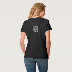 Fierce Gift, Vrouwen V-hals T-shirt, zwart T-shirt