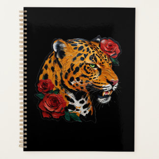 Fierce Grace: Tijger en Rozen Notitieboek