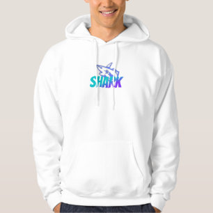 Fierce Gradiënt Haaienlogo Krachtige Oceaan Hoodie
