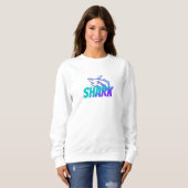 Fierce Gradient Shark Logo | Bold Ocean Trui (Voorkant volledig)