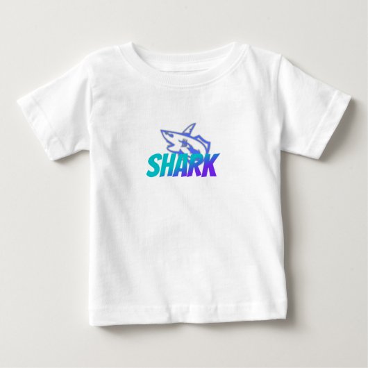 Fierce Gradient Shark Logo | Bold Ocean Vibes (Voorkant)