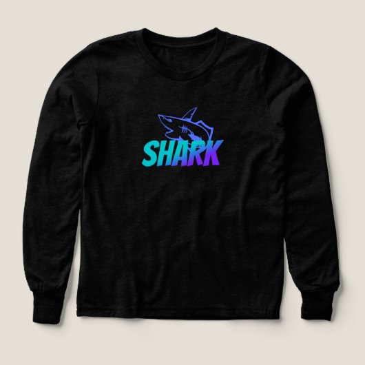 Fierce Gradient Shark Logo | Bold Ocean Vibes (Voorkant)