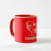 Fierce haai tornado art design voor viral mok (Voorkant links)