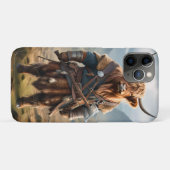 Fierce Highland Warrior: de moedige Koe Viking Case-Mate iPhone Case (Achterkant (horizontaal))