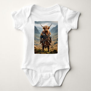 Fierce Highland Warrior: de moedige Koe Viking Romper