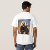 Fierce Honey Badger T-shirt (Achterkant volledig)
